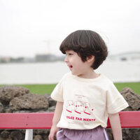 áo thun t-shirt 3 chú cún dễ thương cho bé