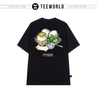 áo thun t shirt ngắn tay Áo thun món ăn Việt Nam - áo thun Local Brand Teeworld TW x Vietnamese Food - Hột Vịt Lộn Nam Nữ Trắng Đen Form Rộng Uni