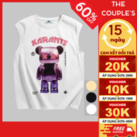 Áo Thun TANKTOP Nam Nữ Form Rộng THE COUPLES  Áo BA LỖ Cặp Đôi Với Người Yêu TCL223 KARANTS