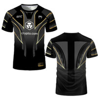 Áo Thun Tập Boxing MMA Fighting UFC VENUM Genuine NIGHT 2.0 Chất Liệu Nhanh Khô Cao Cấp Thời Trang Cho Nam