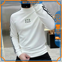 Áo Thun Tay Dài – Áo Thun Nam Nữ Tay Dài Trơn Thêu Logo Đơn Giản Tinh Tế –  THE BOY FASHION