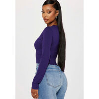 Áo thun tay dài croptop xuất dư