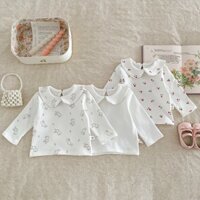 Áo Thun Tay Dài In Hình Thỏ peter pan Dễ Thương Thời Trang Mùa Thu Cho Bé Sơ Sinh 0-2 Tuổi