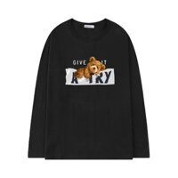 Áo Thun Tay Dài Ken T-Shirt Nam Nữ Form Rộng Unisex GẤU BEAR