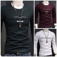 Áo thun tay dài nam 3 màu mẫu mới nhất FS