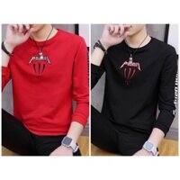 Áo thun tay dài nam 3 vết cào trước ngực Đẹp '