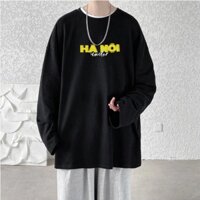 Áo Thun Tay dài PATADO Hà Nội Áo Phông Cotton Nam Nữ Unisex - In Hình Local Brand Streetwear Oversize Form Rộng