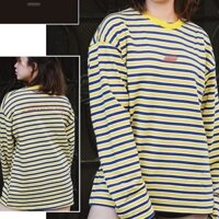 Áo thun tay dài sọc ngang
