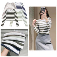 Áo thun tay dài sọc Wildfred Free xuất xịn