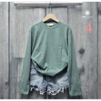 ÁO THUN TAY DÀI  - vải thun co giãn xuất dư 48-75kg