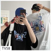 Áo Thun Tay Lỡ 2s Clothing Áo Phông Unisex Nam Nữ Cotton Oversize Form Rộng Giá Rẻ In Hình Chuột Cute Hạt Me TV58