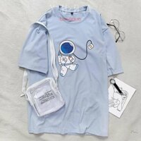 Áo Thun Tay Lỡ ATRO Phi Hành Gia Unisex G-A07