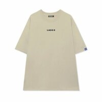 Áo thun tay lỡ cặp unisex in nổi silicon LADOS