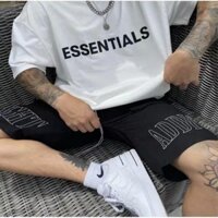 Áo thun tay lỡ Essentials in ngực , áo thun nam nữ unisex , Cocmer_vn ་
