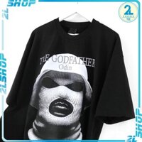 Áo thun tay lỡ form rộng đầu người đội nón, áo phông nam nữ unisex phong cách hàn quốc,2LSHOP