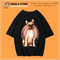 Áo thun tay lỡ form rộng FRENCH BULLDOG DOGILA wonderful-DOG202112131DOGILA