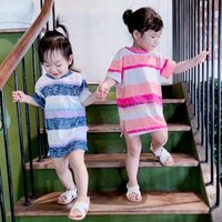 Áo Thun Tay Lỡ Giả Váy Cho Bé Nyny Baby Co Giãn 2 Chiều Vải Cotton Xước Thoáng Mát Từ 1 - 7 Tuổi ( 8 - 24 KG )