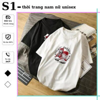 Áo Thun Tay Lỡ Họa Tiết STYLE SHOE, ĐÔI GIẦY ĐỎ, Chất Cotton Xịn, Unisex, Style Hàn Quốc, Phong cách Trẻ Trung, Hiện Đại