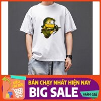 Áo Thun tay Lỡ in hình minion 2020 cực đẹp ,mặc cực mát ,đủ size