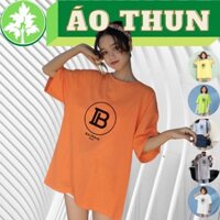 Áo Thun Tay Lỡ In Nhiệt Balmain form Unisex nam nữ phong cách Ulzzang - ATIN37