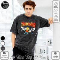 Áo Thun Tay Lỡ Local Brand THRASHER Cotton 100 form rộng nam nữ Unisex (AT1400L - Full Box - Kèm Video Ảnh Thật) - Toni.