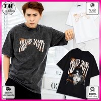 Áo Thun Tay Lỡ Local Brand TRAVIS SCOTT Cotton 100 nam nữ form rộng Unisex (AT200C - Kèm Video Ảnh Thật) (TM Fashion) (T