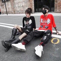 ÁO THUN TAY LỠ NAM NỮ UNISEX FORM RỘNG KIỂU DÁNG HÀN QUỐC THỜI TRANG CAO CẤP - AC232