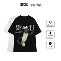 Áo thun tay lỡ Shaun the Sheep Unisex nam nữ Cotton 100% oversize form rộng local brand STEVE