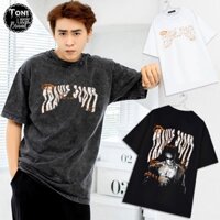 Áo Thun Tay Lỡ Trame TRAVIS SCOTT Local Brand Cotton 100 form rộng nam nữ Unisex (AT200C - Full Box) - Toni.Tee