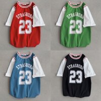 Áo thun tay lỡ unisex - Áo phông nam nữ bóng rổ 4 màu cotton dáng xuông streetwear ⚡ 💝
