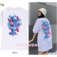 Áo thun tay lỡ UNISEX Nam Nữ - NOW Linh Miêu