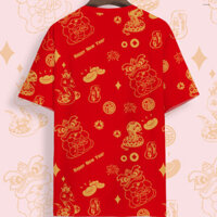 Áo thun tay ngắn áo thun đôi in hình hoạt hình ngắn tay ngắn tay thoáng khí và rộng ngoại cỡ