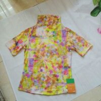 Áo thun tay ngắn cổ lọ