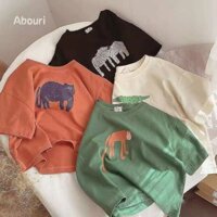 Áo Thun Tay Ngắn Cổ Tròn Chất Liệu Cotton Phong Cách Hàn Quốc Dễ Phối Đồ Thời Trang Cho Bé TraiToàn Bộ Áo Thun Tay Ngắn In Hoạt Hình Phong Cách Hàn Quốc Đáng Yêu Dành Cho Trẻ 5 Tuổi