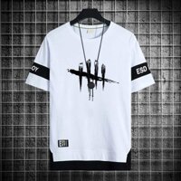 Áo Thun Tay Ngắn Cổ Tròn Dáng Ôm In Họa Tiết Phong Cách Hip Hop Thời Trang Cho Nam Giới Size M-3XL