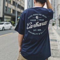 Áo Thun Tay Ngắn Cổ Tròn In Họa Tiết Carhartt Thời Trang Mùa Hè