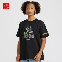 Áo Thun Tay Ngắn Evangelion (424617 Uniqlo) Cho Nam Nữ.