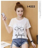 Áo thun tay ngắn Hình con thỏ (Mẫu 3) - I4222