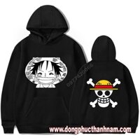 Áo thun tay ngắn in hình áo Hoodie Luffy One Piece Đảo Hải Tặc, áo hoodie Đảo Hải Tặc giá rẻ độc chất