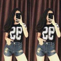 Áo thun tay ngắn in số 99