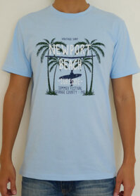 Áo thun tay ngắn nam Blue Elephant - Hình cây dừa - S