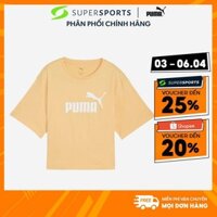 Áo Thun Tay Ngắn Nữ Puma Essential Cropped No. 1 Logo - Cam - 68497241