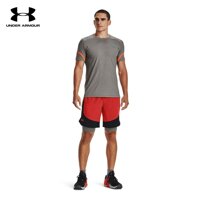 Áo thun tay ngắn thể thao nam Under Armour HeatGear 2.0 Emboss - 1366064 - CONCRETE - SM
