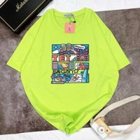 Áo Thun Tay Ngắn Unisex Đủ Size M L XL - TẾT SAIGON - Xanh chuối,L