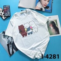 Áo thun tay ngắn We Bare Bears (Mẫu 1) - I4281