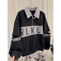 áo thun tay ngắn，áo đông，bigsize，áo sơ mi tay dài，áo nam đẹp，áo khoác nam，áo gió nam，áo rộng，áo tay dài，áo đôi nam nữ，áo polo nam，áo nam， hàn quốc，Áo Sweater Kaki Thiết Kế Hở Tay Áo Khối Màu khaki Thiết Kế Ngoại Cỡ Cho Cặp Đôi#thoitrangnam