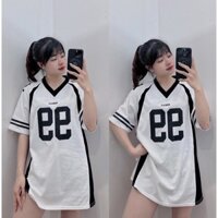 Áo thun tay nhỡ nam nữ số 99 chất cotton su