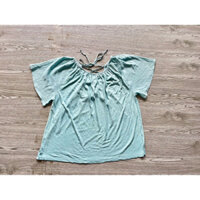 Áo thun tay phối xô cho nữ hàng VN xuất khẩu (size M <=60kg)