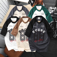 Áo thun TEE2 UNISEX COUPLE 88 MDM VNXK phong cách THỂ THAO, ĐƯỜNG PHỐ SS2024 TUSMIN STUDIO| Shopee Việt Nam