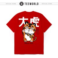 Áo thun Teeworld Waving Tiger T-shirt Nam Nữ Form Rộng Unisex 2022